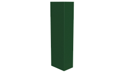 Стойка 40x60x40 мм, 6002 лиственно-зеленый глянцевый