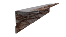 Планка угла внутреннего 30x30x2000 мм, Дикий камень