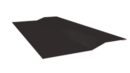 Планка крепёжная фальц 50x17x29 мм, 8019 серо-коричневый глянцевый