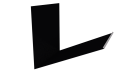 Планка примыкания верхняя к трубе фальц 250x210 мм, 9005 черный янтарь глянцевый