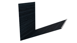 Планка примыкания верхняя к трубе фальц 250x210 мм, Морион 3D