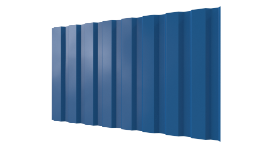 Профнастил С20A 1150/1100x0,4 мм, 5015 небесно-синий глянцевый