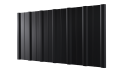 Профнастил НС16 1150/1100x0,5 мм, 9005 черный янтарь глянцевый