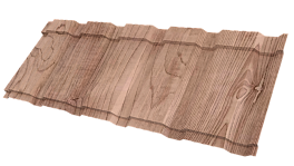 Профиль Пегас 1195/1130x0,45 мм, Орех 3D