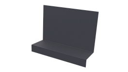 Примыкание боковое фальц 25x65x130 мм, 7024 графитовый серый PUR Pruf
