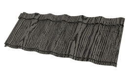 Профиль Феникс 1180/1100x0,45 мм, 8019 Дуб винтаж 3D