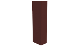 Стойка 40x60x40 мм, 3009 оксид красный глянцевый