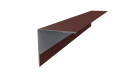 Планка угла наружного 30x30x2000 мм, 3009 оксид красный матовый