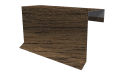 Планка торцевая фальц 65x97 мм, Дуб Сантана 3D