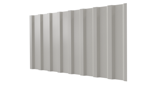 Профнастил С20B 1150/1100x0,4 мм эконом, 9002 светло-серый глянцевый