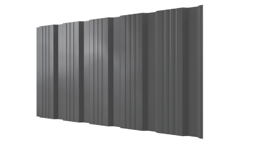 Профнастил К20 1195/1130x0,4 мм эконом, 7005 мышино-серый глянцевый
