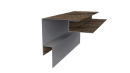 Планка стыковочная сложная Блок-хаус 110x2000 мм, Дуб Сантана 3D