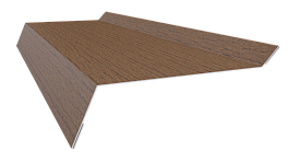 Планка примыкания в штробу 20x60x10 мм, Дуб Сантана 3D