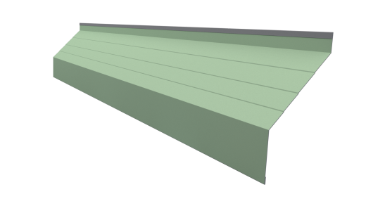 Ламель Юкка 110x0,4 мм, 6019 бело-зеленый глянцевый