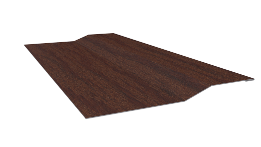 Планка крепёжная фальц 50x17x32 мм, Дуб Кельтик 3D