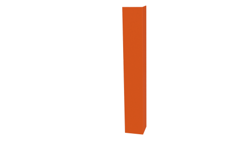 Планка угла наружного 30x30x2000 мм, 2004 оранжевый глянцевый