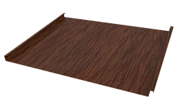 Фальцевая кровля 562/550x0,45 мм, Античный дуб 3D