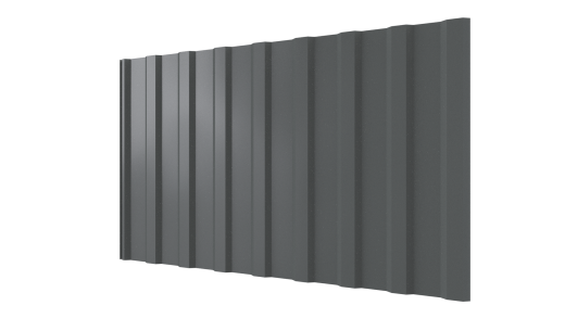 Профнастил С20R 1150/1100x0,4 мм эконом, 7005 мышино-серый глянцевый