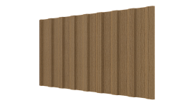 Профнастил С20R 1150/1100x0,45 мм, Орех 3D