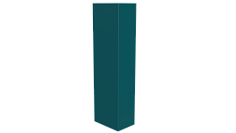 Стойка 40x60x40 мм, 5021 водная синь глянцевый