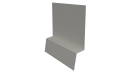 Планка стартовая фальц 135x30x55 мм, 9002 светло-серый глянцевый