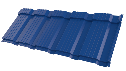 Профиль Пегас 1195/1130x0,45 мм, 5005 сигнальный синий глянцевый