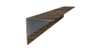 Планка угла наружного 50x50x2000 мм, Дуб Сантана 3D