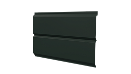 Л-брус 264/240x0,5 мм, 6009 пихтовый зеленый матовый
