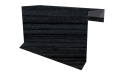 Планка торцевая фальц 65x97 мм, Морион 3D
