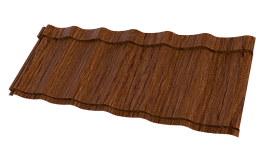 Профиль Феникс 1180/1100x0,45 мм, 8019 Золотой орех 3D