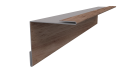 Планка угла внутреннего 50x50x2000 мм, Орех 3D