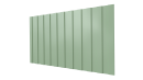 Профнастил С8 1200/1150x0,65 мм, 6019 бело-зеленый глянцевый