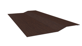 Планка крепёжная фальц 50x17x35 мм, Золотистый дуб 3D