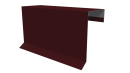 Планка торцевая фальц 65x97 мм, 3005 винно-красный глянцевый