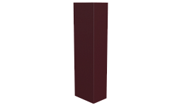 Стойка 40x60x40 мм, 3005 винно-красный матовый