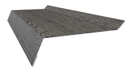 Планка примыкания в штробу 20x60x10 мм, Дуб Винтаж 3D