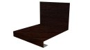 Планка примыкания нижняя к трубе фальц 140x200 мм, Antique wood