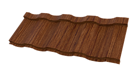 Профиль Орион 25 1200/1150x0,45 мм, Золотой орех 3D