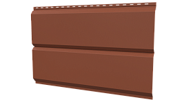 Л-брус 264/240x0,5 мм, 8004 медно-коричневый матовый