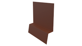 Планка стартовая фальц 135x30x55 мм, 8004 медно-коричневый матовый