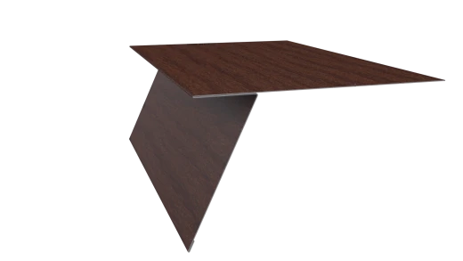 Планка карнизная фальц 130x80 мм, Дуб Кельтик 3D