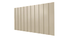 Профнастил С8 1200/1150x0,5 мм, 1015 св. слоновая кость глянцевый