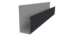 Планка П-образная 30x20x2000 мм, 7024 графитовый серый PUR Pruf