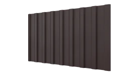 Профнастил С20R 1150/1100x0,5 мм, 8017 шоколадно-коричневый матовый