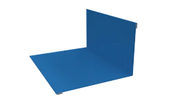 Планка примыкания верхняя 100x150x2000 мм, 5015 небесно-синий глянцевый