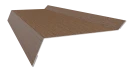 Планка примыкания в штробу 20x60x10 мм, Дуб Сантана 3D