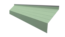 Ламель Юкка 110x0,45 мм, 6019 бело-зеленый глянцевый