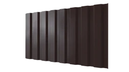 Профнастил С20A 1150/1100x0,5 мм, 8017 шоколадно-коричневый PUR Pruf