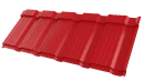 Металлочерепица Каскад 1195/1130x0,5 мм, 3020 транспортный красный глянцевый