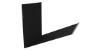 Планка примыкания верхняя к трубе фальц 250x210 мм, Картэн тёмный